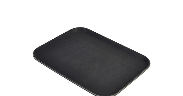 Gengrip 12" x 16" Rect. Non-Slip Tray Black