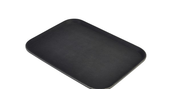 Gengrip 14" x 18" Rect. Non-Slip Tray Black