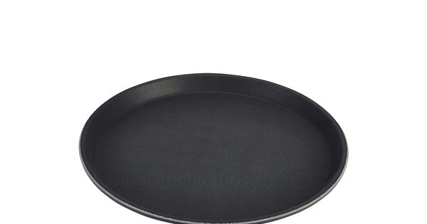 Gengrip 16" Round Non-Slip Tray Black