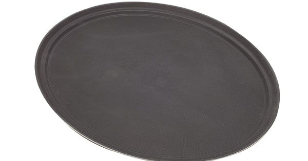 Gengrip 27" Oval Non-Slip Tray Black