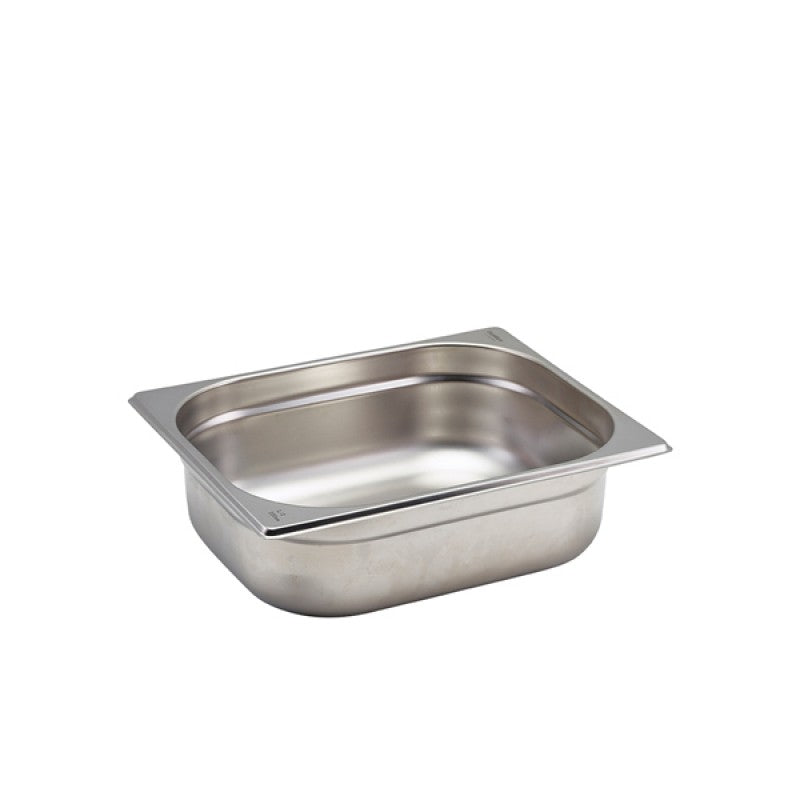 St/St Gastronorm Pan 1/2 - 100mm Deep