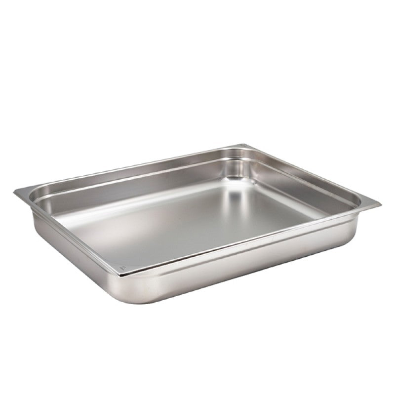 St/St Gastronorm Pan 2/1 - 100mm Deep