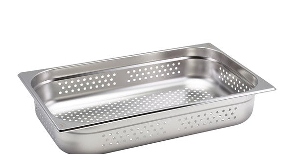 Perforated St/St Gastronorm Pan 1/1 - 100mm Deep