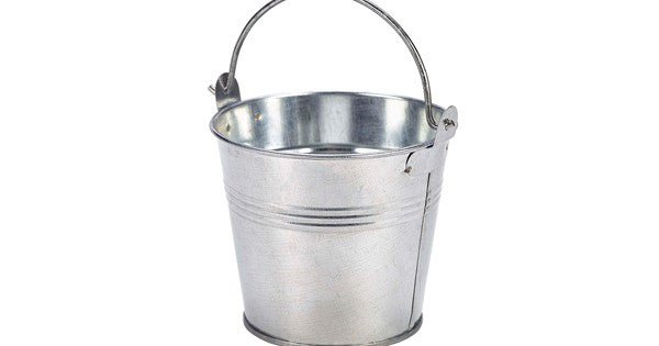 Galvanised Steel Serving Bucket 10cm Dia