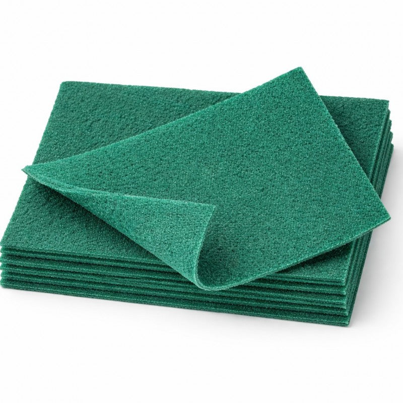 9 x 6 Green Scouring Pads (Pack of 50)