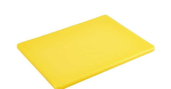 GenWare Yellow High Density Chopping Board 18 x 12 x 0.5"