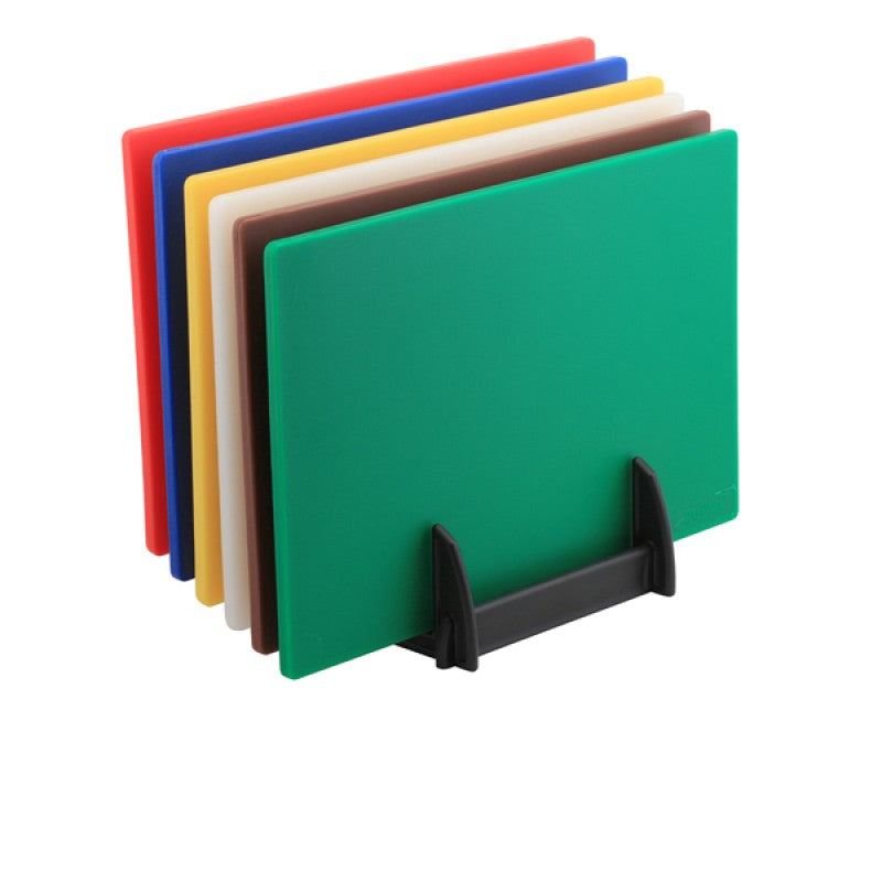 GenWare High Density Chopping Board And Rack Set 18 x 12 x 0
