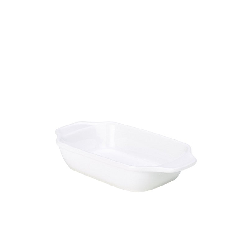 Genware Porcelain Individual Rectangular Dish 16 x 11cm/ 6.3