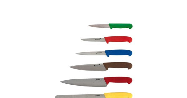 6 Piece Colour Coded Knife Set + Knife Wallet