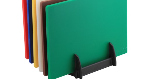 GenWare Low Density Chopping Board And Rack Set 18 x 12 x 0.