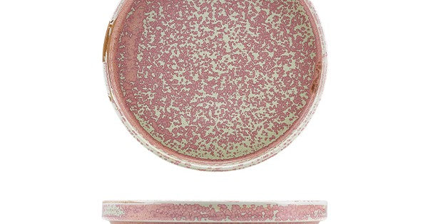 Terra Porcelain Rose Low Presentation Plate 18cm