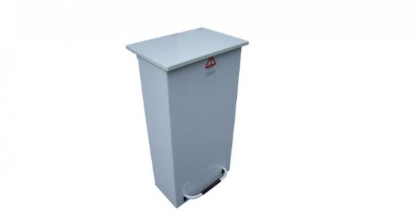 Large Metal Fully Enclosed Bin 90Ltr