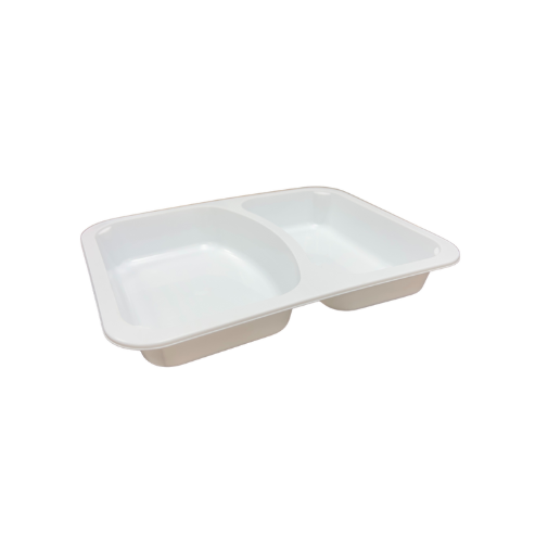 Polypropylene Meal Container 2 Compartment