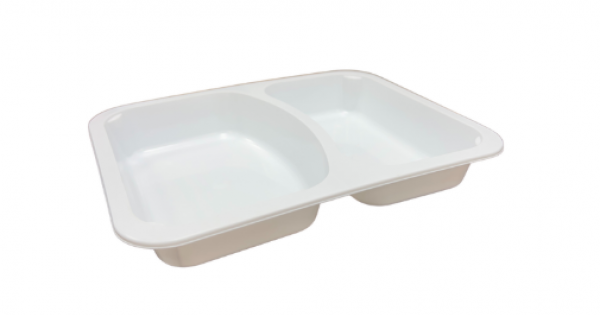 Polypropylene Meal Container 2 Compartment