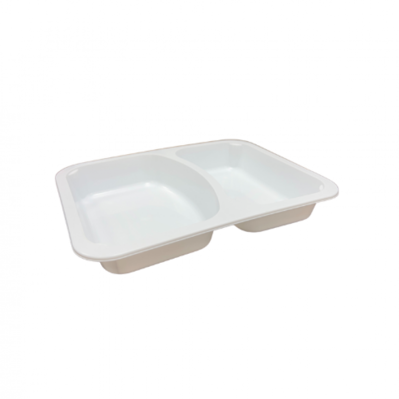 Polypropylene Meal Container 2 Compartment