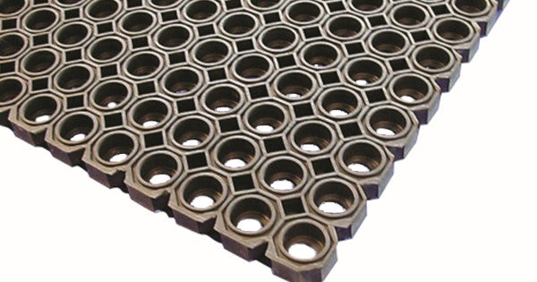 Black Rubber Kitchen Mat 100 x 150 x 2.3cm