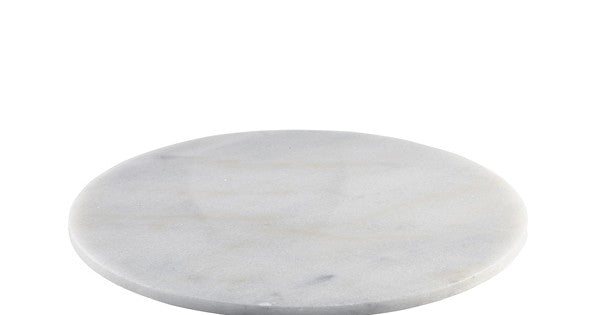 White Marble Platter 33cm Dia