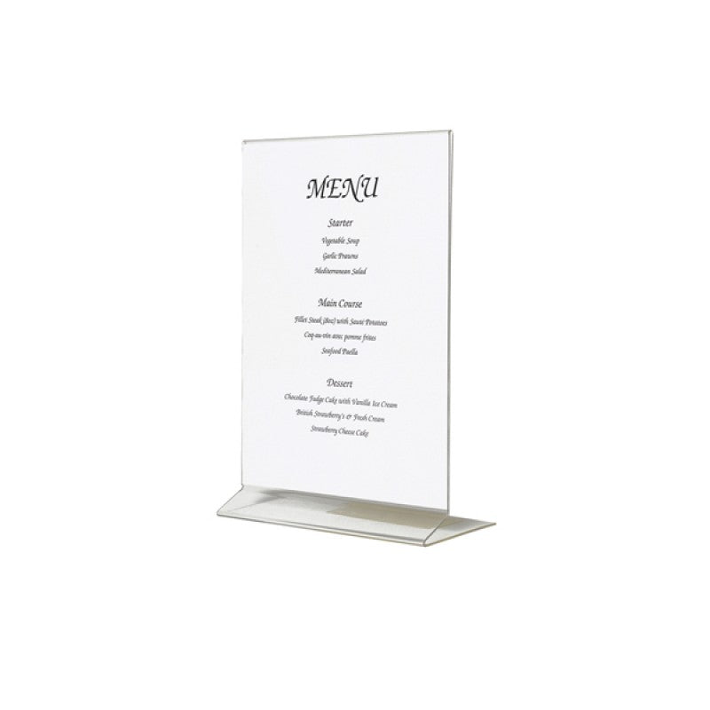 Acrylic Menu Holder A4 Size