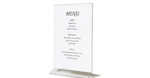 Acrylic Menu Holder A5 Size