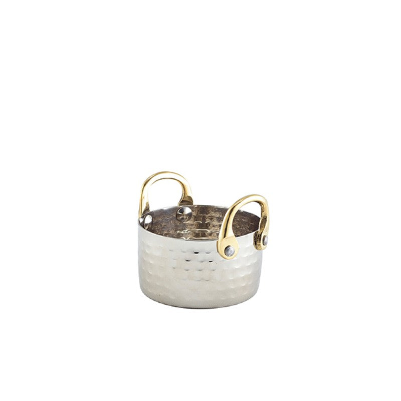 Mini Hammered St/St Casserole Dish 9.2 x 5cm