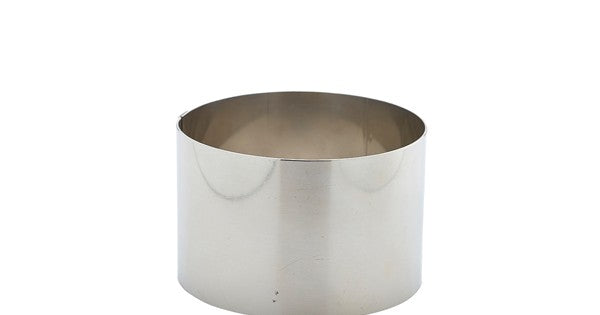 Stainless Steel Mousse Ring 9x6cm