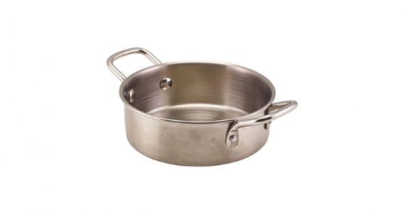 GenWare Mini Stainless Steel Casserole Dish 12.8 x 4.2cm