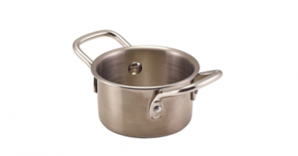 GenWare Mini Stainless Steel Casserole Dish 8.6 x 4.7cm