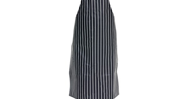 PVC Butchers Stripe Waterproof Apron 72X100cm