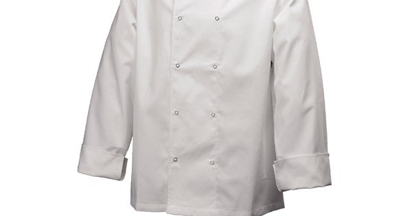 Basic Stud Jacket (Long Sleeve)White XL Size
