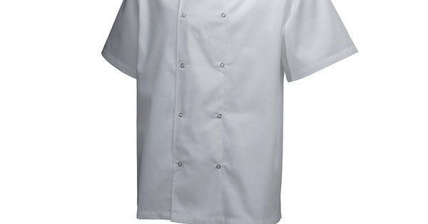 Basic Stud Jacket (Short Sleeve) White S Size