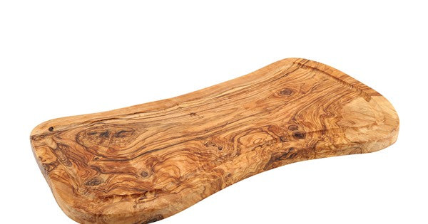Olive Wood Serving Board W/ Groove 40 x 21cm+/-