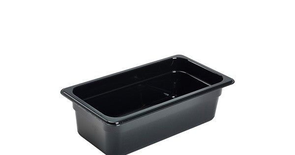 1/3 -Polycarbonate GN Pan 100mm Black