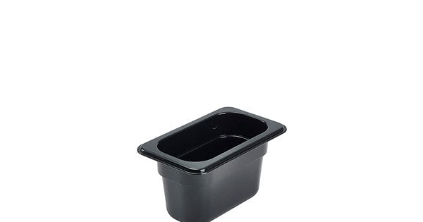 1/9 -Polycarbonate GN Pan 100mm Black