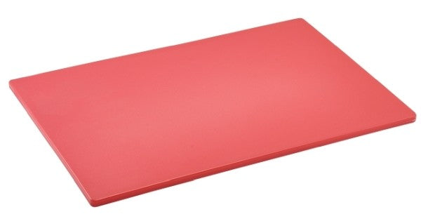 GenWare Red Low Density Chopping Board 18 x 12 x 0.5"