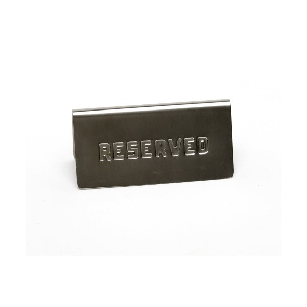 GenWare Stainless Steel Reserved Table Sign