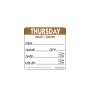 50mm Wednesday Removable Day Label (500)