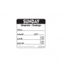 50 X 65mm Removable Red Use By Label (500)