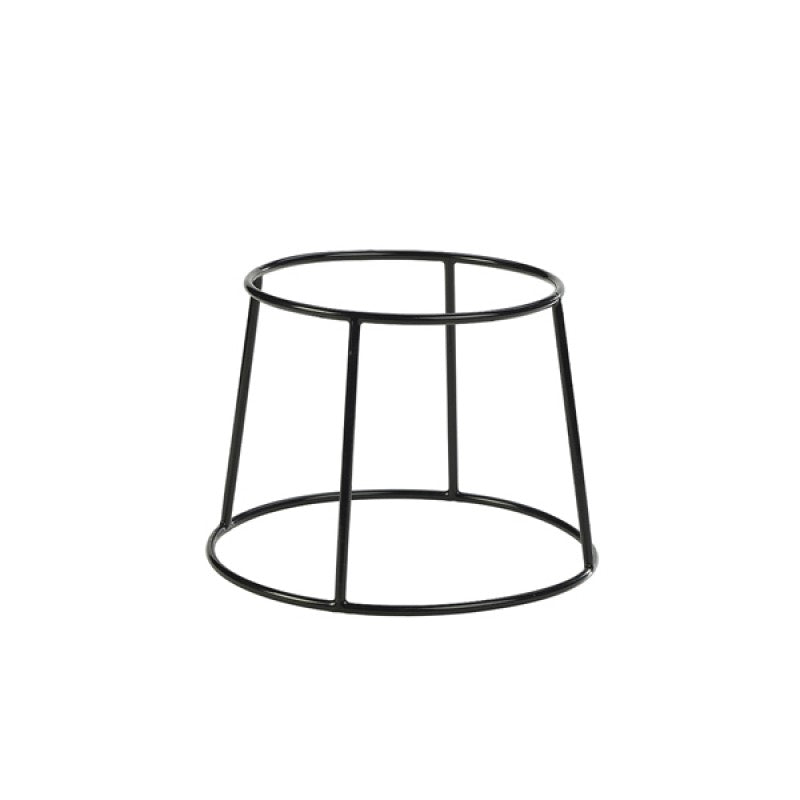 Genware Black Anti-Slip Round Buffet Riser 18cm