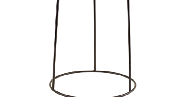 GenWare Black Anti-Slip Round Buffet Riser 30cm