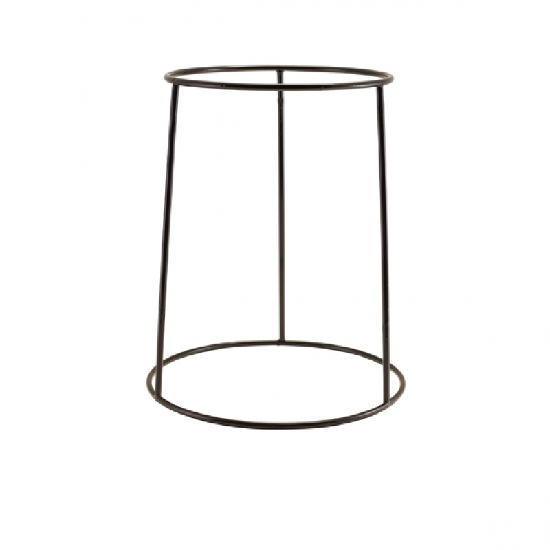 GenWare Black Anti-Slip Round Buffet Riser 30cm