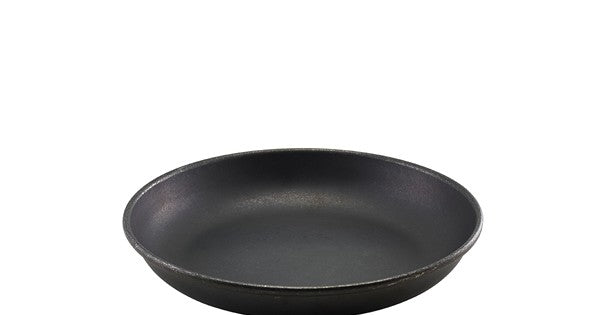 GenWare Black Vintage Steel Coupe Plate 20cm