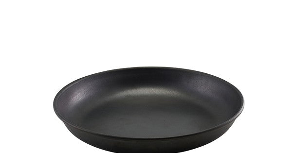GenWare Black Vintage Steel Coupe Plate 24cm