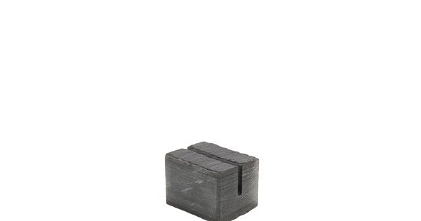Genware Slate Cube Mini Sign Holder 3 x 2.5cm