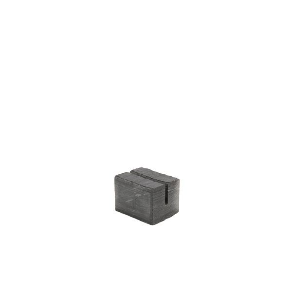 Genware Slate Cube Mini Sign Holder 3 x 2.5cm