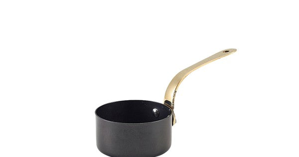 GenWare Black Vintage Steel Mini Sauce Pan 7 x 3.75cm