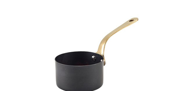 GenWare Black Vintage Steel Mini Sauce Pan 7.8 x 4.5cm