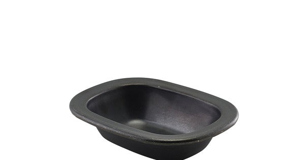 GenWare Black Vintage Steel Pie Dish 16cm