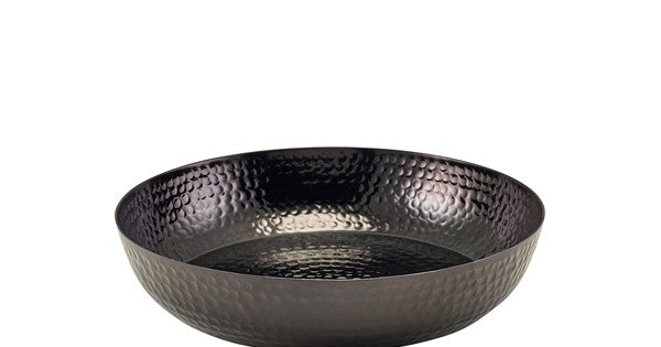 GenWare Black Hammered Aluminium Platter 31cm