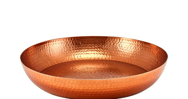 GenWare Copper Hammered Aluminium Platter 44cm