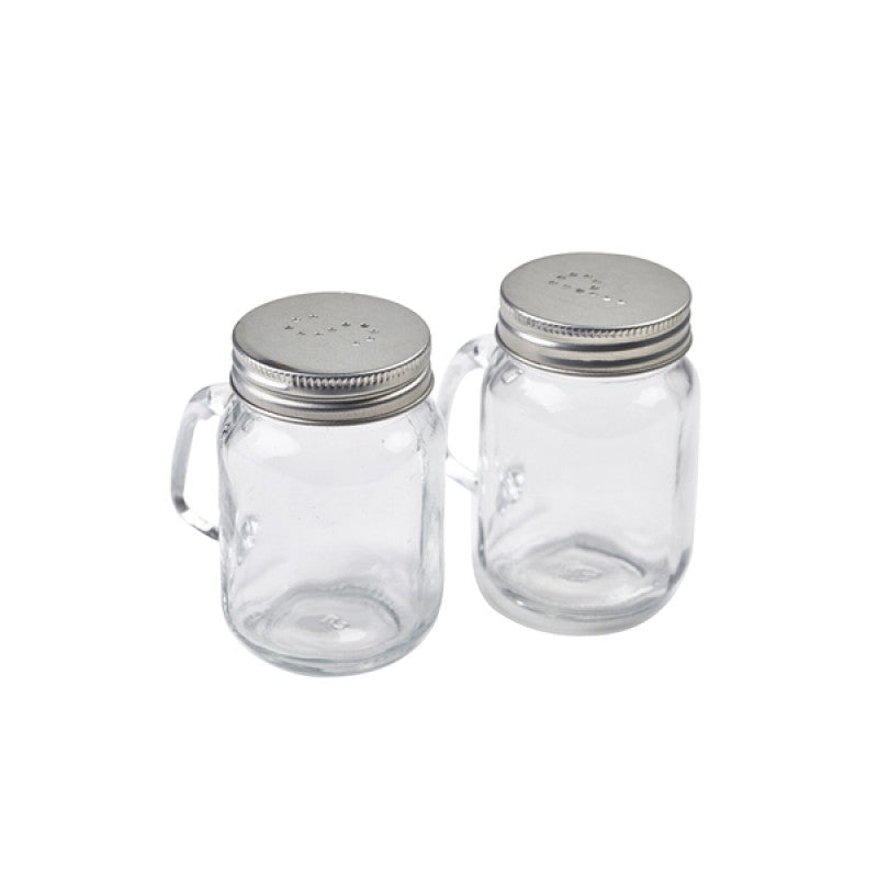 Mason Jar Salt & Pepper Shaker Set